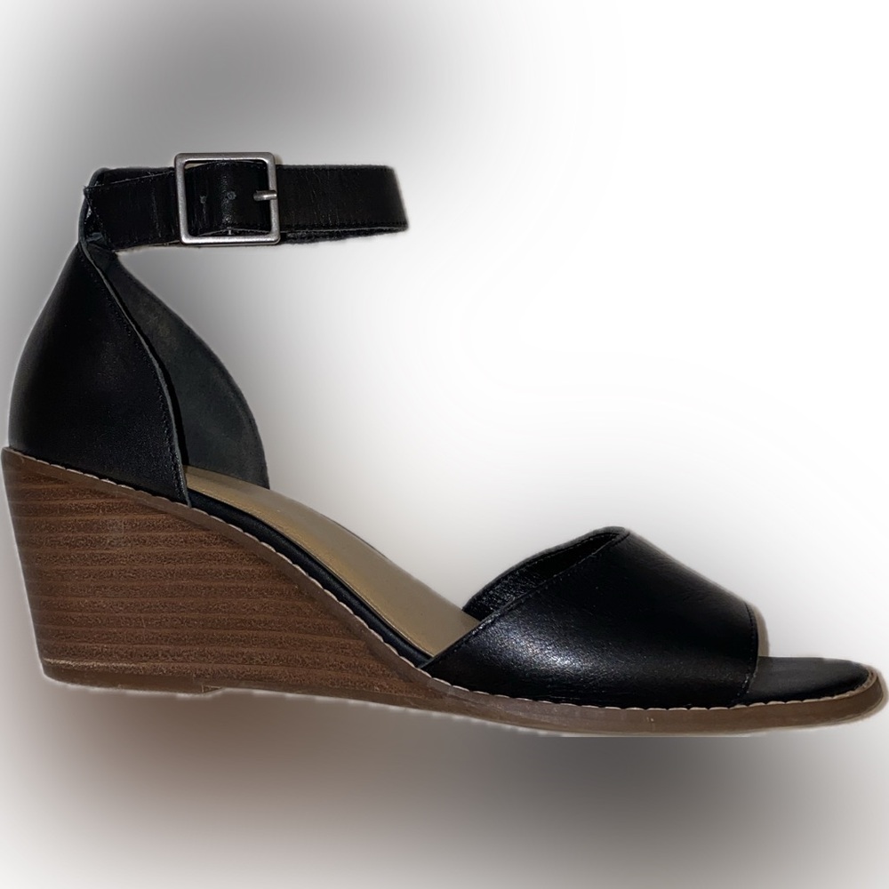 Crown Vintage Cintia Wedge Sandal | Size: 10 | Color: Black
